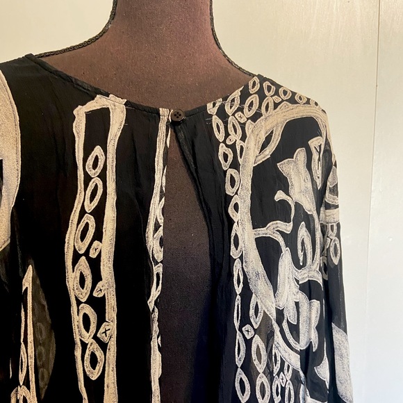 Sarong Style Long Sleeve Cover Up | Sarong | - Picture 7 of 7